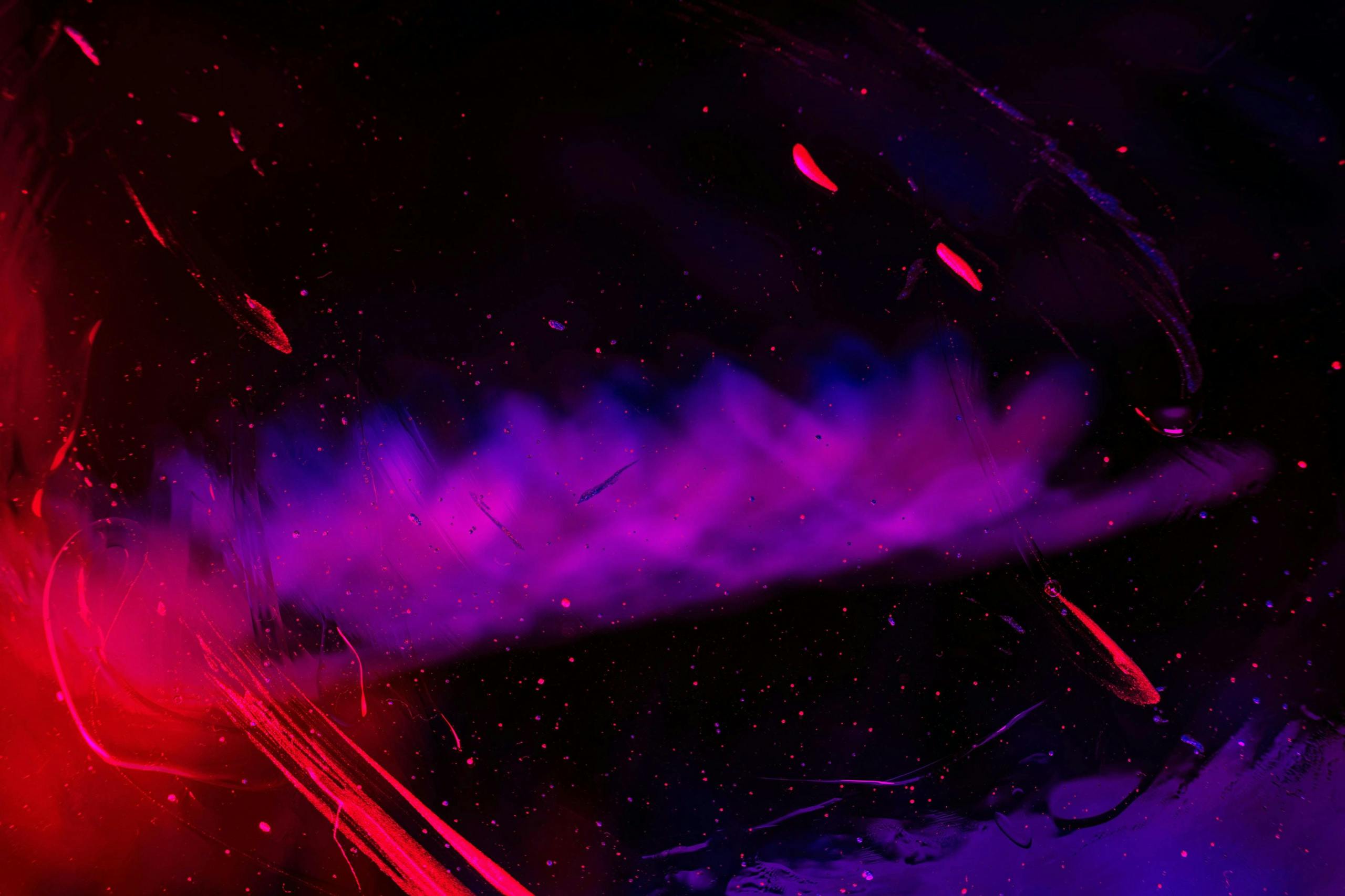Abstract purple and red light